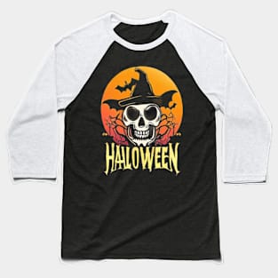 Halloween skull Baseball T-Shirt